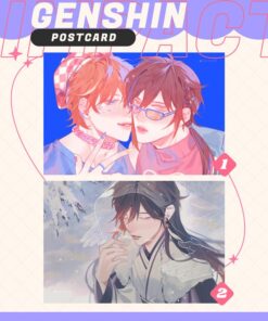 Genshin impact postcard
