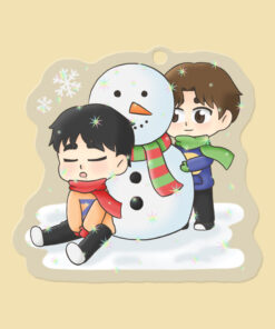 BoZhan Hologram Acrylic Keychain