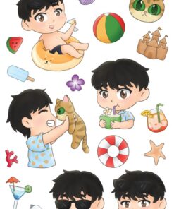 Sticker Wang Zhuocheng Summer