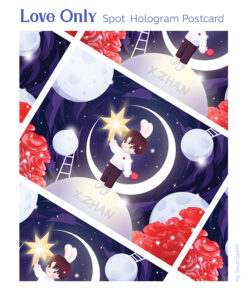 Love Only - Spot Hologram Postcard