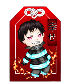 Shinra acrylic charm