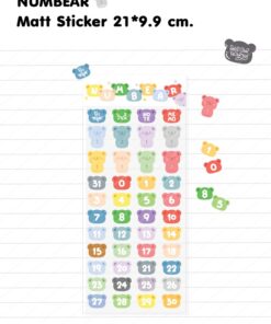 Numbear Sticker | Paeristar Factory