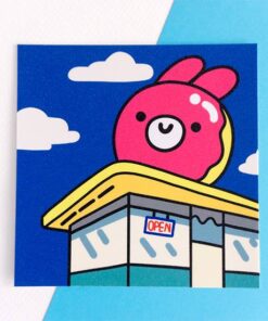 Dynamite Glitter Postcard