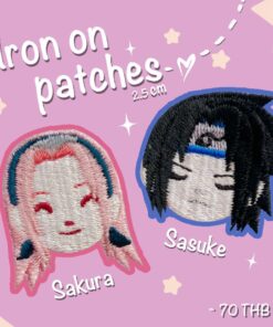 SasuSaku Iron on patches 5 cm | Inknigella