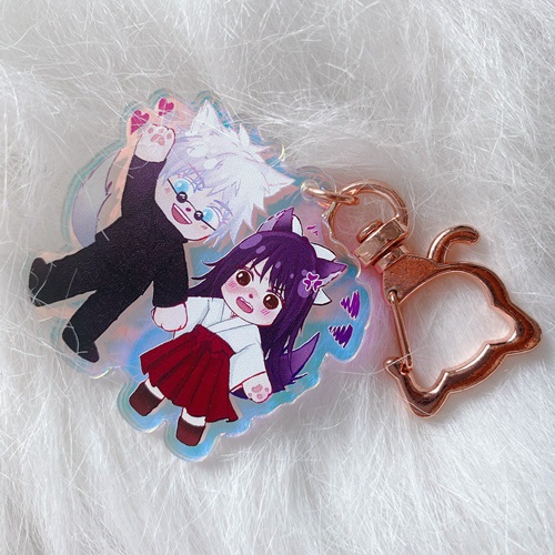 GoUta Meow Hologram Keychain 5 cm Homu