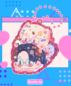 Glitter Keychian : YutaxInu
