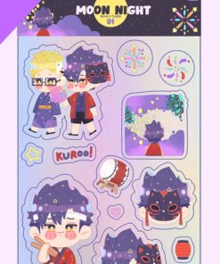 Sticker Moon Night : KRTSK