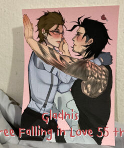 Gladnis Free Falling in Love A5 Postcard