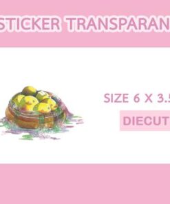 Mini Sticker transparant PVC Spirit Away Hand Craft Diecut