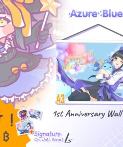 Azure Bluebell Halloween set - 1st Anniversary Scroll wall A3