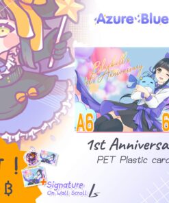 Azure Bluebell Halloween set - 1st Anniversary Postcard A6