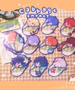 Cabbage impact sticker set