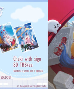 Saya First debut Goods (Cheki with Sign)