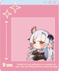 Akiz Valentine Clear Acrylic Coaster