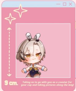 Magcro Valentine  Clear Acrylic Coaster