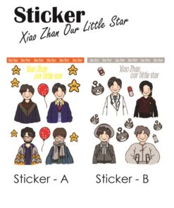 Sticker Die-cut  "Xiao Zhan Our Little Star"