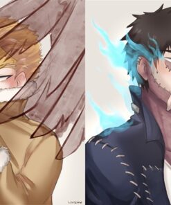 Postcard DabiHawks : Blushed