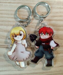 The girl & Eddie Mason Keychains | Angel of death