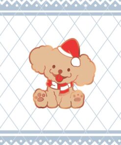 puppy christmas | enamel pin