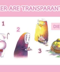 Sticker transparant PVC Spirit Away Hand Craft Diecut