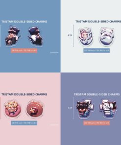 [TriStamp] Double-sided Acrylic Keychain