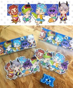 Sticker Monsters on Vacation