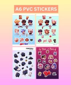 A6 PVC Sticker Sheets