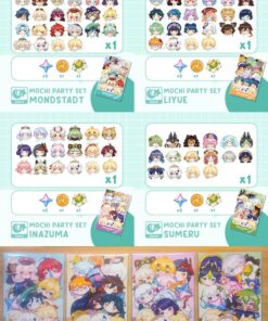 Genshin Impact : Mochi Sticker set