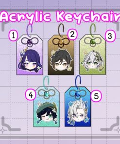 Genshin Impact Acrylic Keychain | รุ่นเครื่องรางเทพ