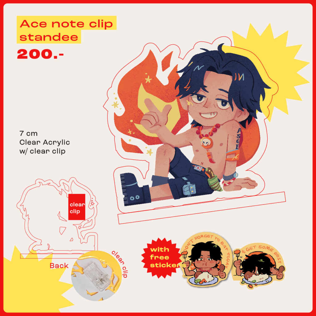Note Tandee Ace Note Clip Standee – Homu