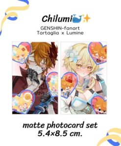 Tartaglia x Lumine 5.4×8.5 cm. matte photocard set