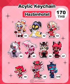 Acylic Keychain - Hazbin hotel