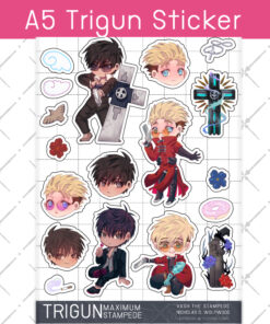 [sticker sheet] A5 Trigun sticker