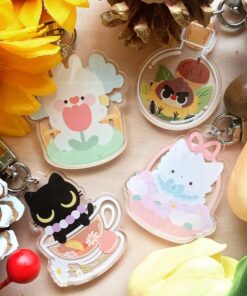 Flower Season Acrylic Keychain