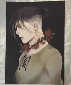 PRINT AOT EREN YEAGER A4