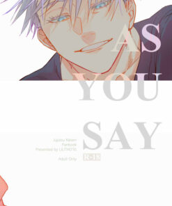 AS YOU SAY