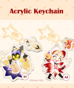 Acrylic Keychain | Lucifer & Adam