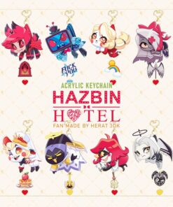 Hazbin hotel - 16 Keychain Carry me