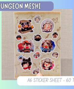[Dungeon Meshi] A6 Sticker Sheet