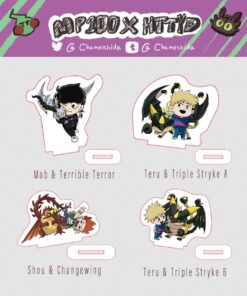Mob psycho 100 X How to train your dragon Chibi Acrylic Standees
