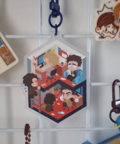 Salarymen room acrylic keychain | Itsiitsu