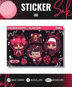 Hazbin Hotel | Sticker A6 | Alastor