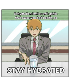 [MP100] Reigen Stay Hydrated Sticker