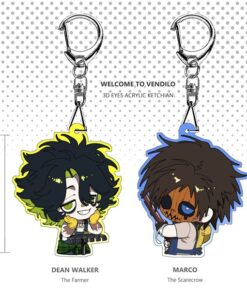 3D Eye Acrylic Keychain I Wendilo RBG Character