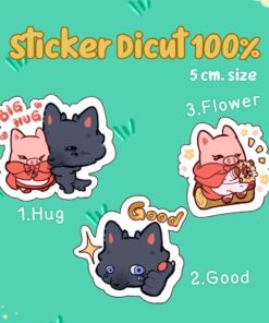 Alphie & Hunter Collection Sticker Die cut 100%