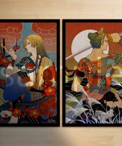 [Art Print Set] Zoro&Sanji Hanafuda
