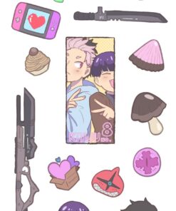 Sticker Kaiju no.8 [Narumi & Hoshina]