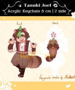 【PRE-ORDER】Acrylic keychain ☆ Tanuki Joel ☆ (shipment within May)