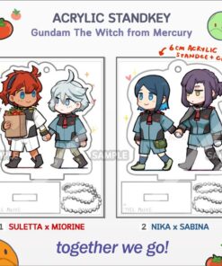 Acrylic Standkey - Mobile Suit Gundam: The Witch from Mercury (Suletta x Miorine | Nika x Sabina)
