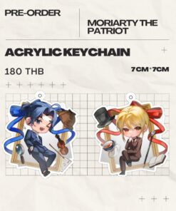 【PRE-ORDER】Moriarty the patriot | Ribbon Acrylic Keychain (shipment June-July)